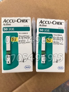 Que thử đường huyết Accu-check Active ( hộp 50 que )