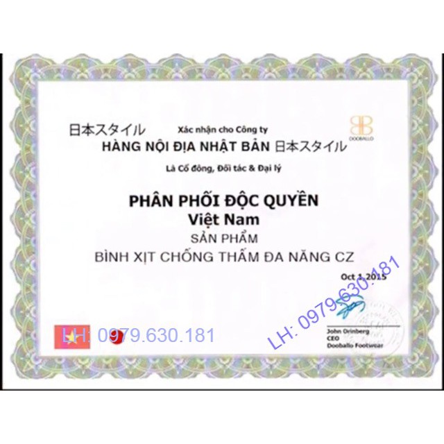 [Made IN JAPAN ] Bình Xịt Chống Thấm Chống Dột CZ Nhật Bản - SƠN MẦU TRẮNG - Xịt Chống Thấm Chống Dột CZ Nhật Bản