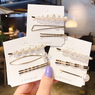 Set 3 Kẹp Tóc Đính Ngọc Trai Tinh Tế
