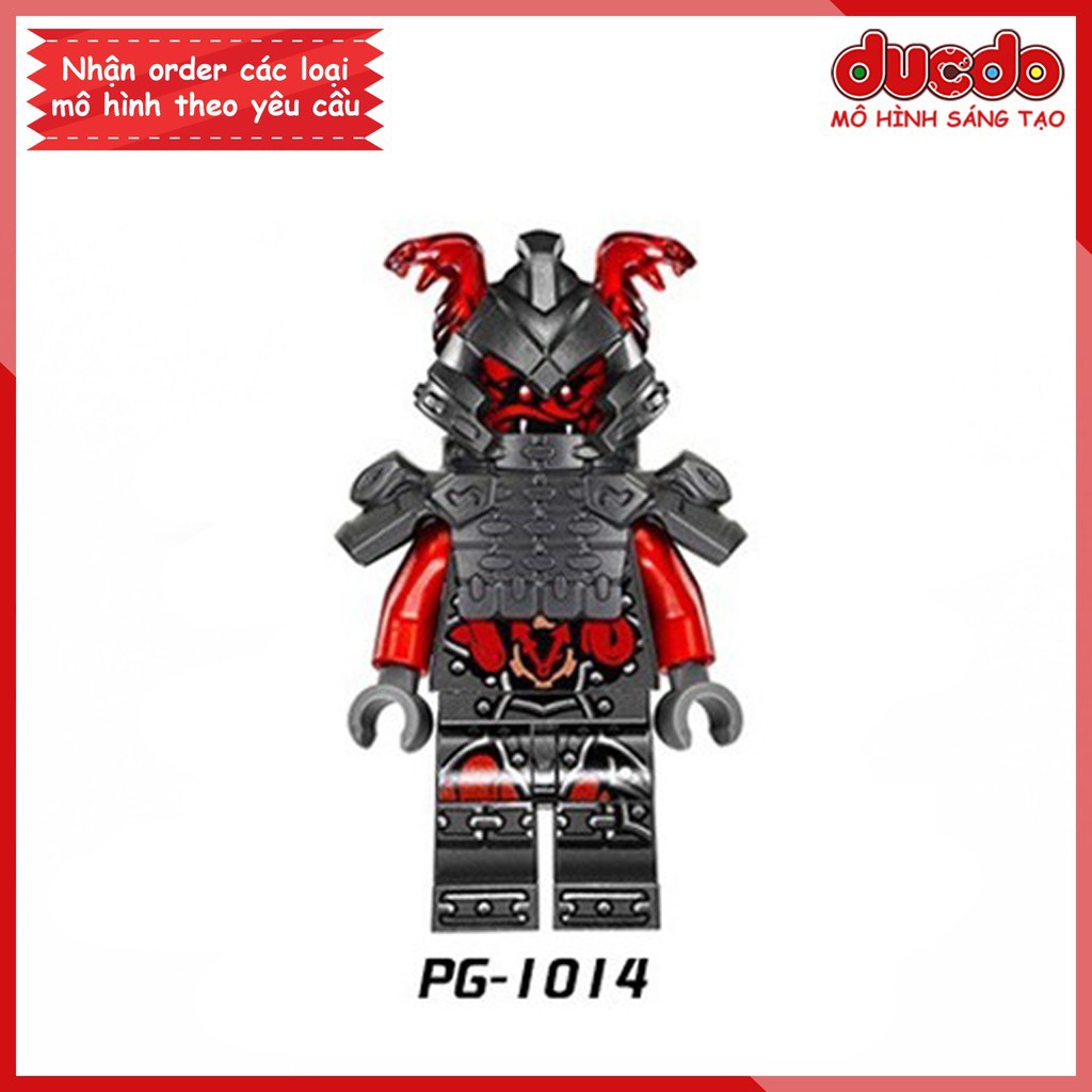 Minifigures xà tinh trong Ninjago tuyệt đẹp - Đồ chơi Lắp ghép Xếp hình Mini Ninja Mô hình Pogo PG8055