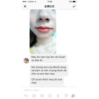 [ MoriS] Son màu Chùm Ngây