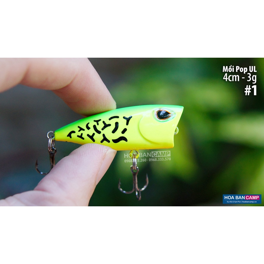 Mồi Pop UL Fishing Lure | 4cm - 3g