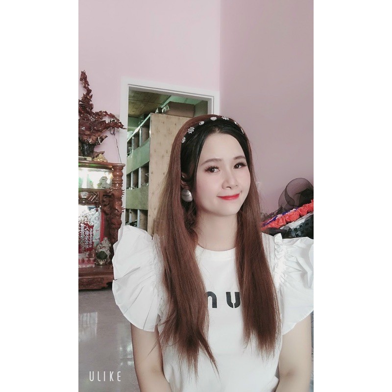 tóc giả cài thẳng❤️-freeship