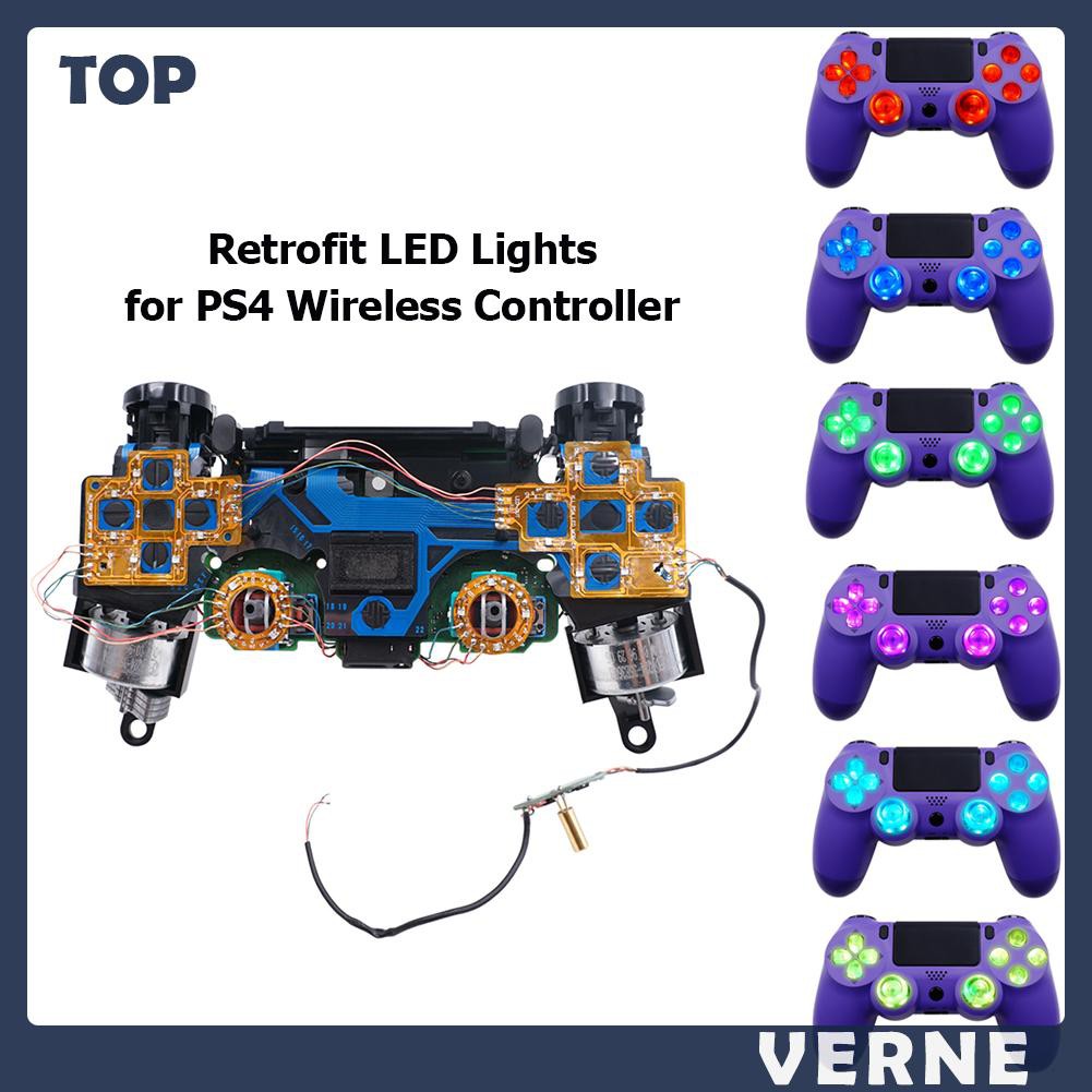 Set 6 Món Đèn Led Pcb Và Nút Bấm Cho Tay Cầm Điều Khiển Chơi Game Playstation 4 Ps4