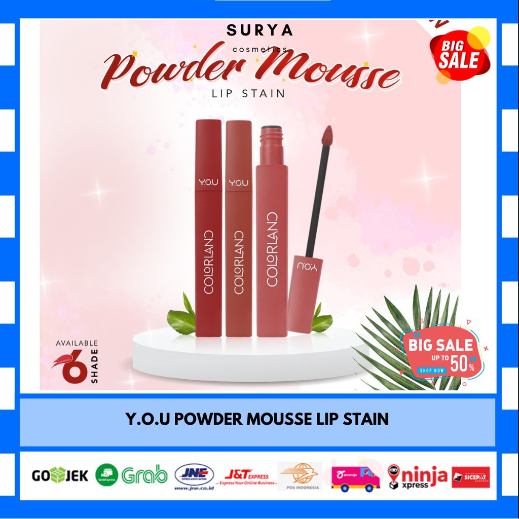 (Hàng Mới Về) Son Môi You Colorland Lên Màu Đẹp Giữ Màu Tốt Bền Lâu Trôi 8 Giờ