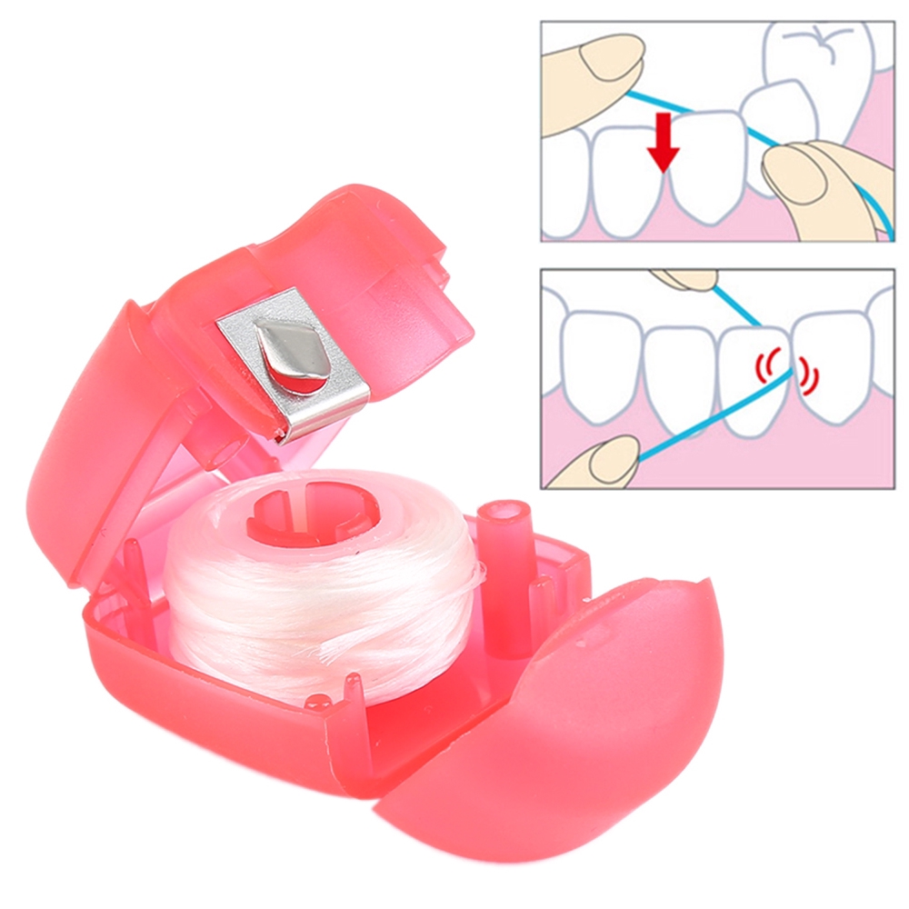 [Hàng mới về] Chỉ nha khoa vệ sinh và chăm sóc răng miệng 15m dễ dùng tiện lợi