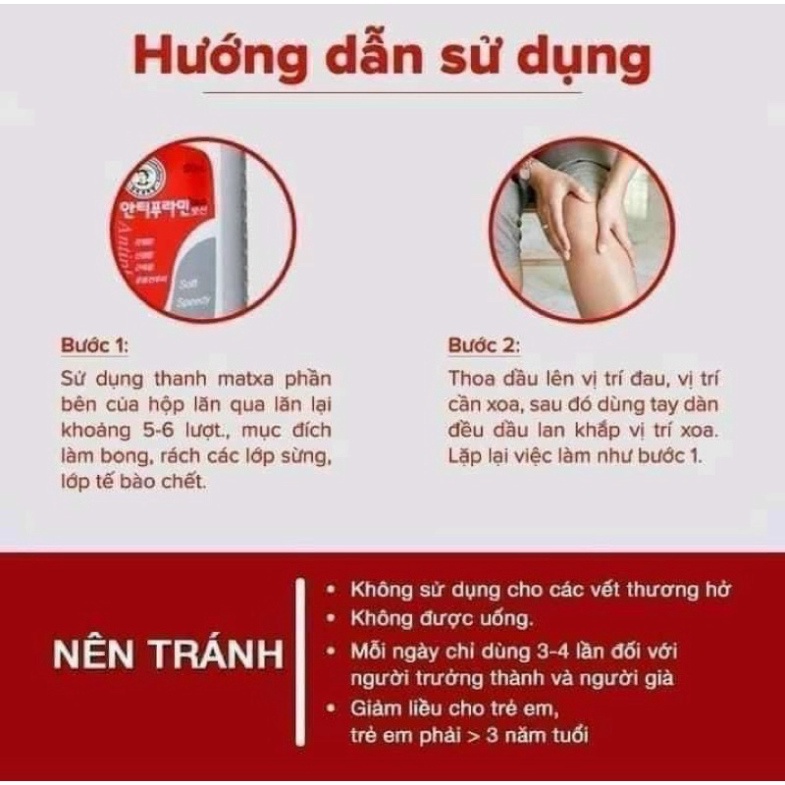 Dầu xoa bóp hàn quốc / Dầu Nóng Hàn Quốc Antiphlamine, Hộp 100ml [Mẫu mới nhất] [ Hàng Mới Về ]
