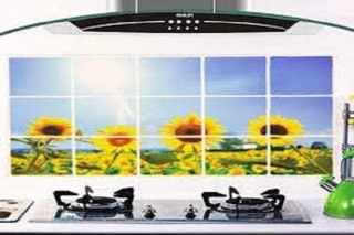 SET 2 TẤM DECAL DÁN BẾP CÁCH NHIỆT
