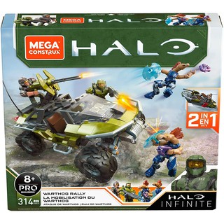 Mega Construx Halo Infinite Vehicle - Warthog Rally - Bộ đồ chơi xếp hình Megabloks GNB25