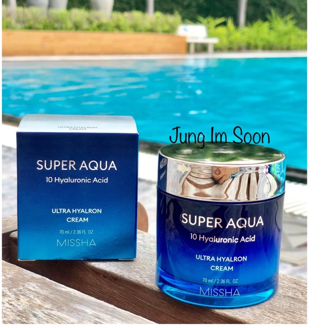 💦Kem Dưỡng Ẩm➰Giảm Nhăn➰Sáng Da MISSHA Super Aqua 10 Hyaluronic Acid Cream