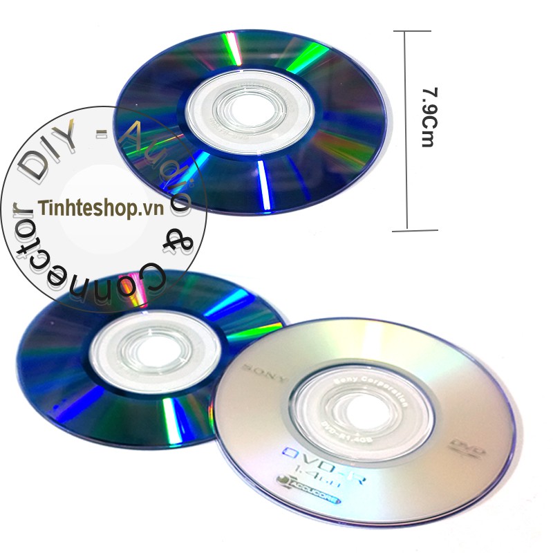 Đĩa DVD-R loại nhỏ 7.9Cm cho máy quay phim 1.4GB 30min 8X Sony DMR47S3/T1 (1 chiếc)