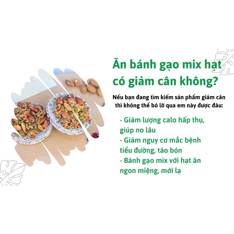 BÁNH GẠO LỨT MIX HẠT NƯỚNG MẬT ONG HỦ 250g