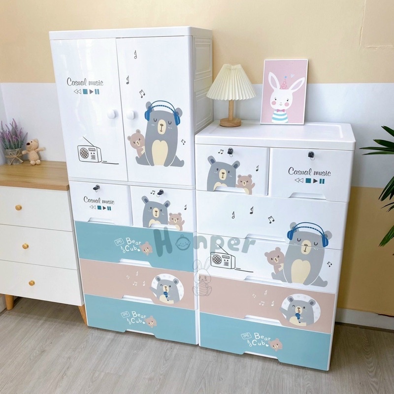 Tủ nhựa HONPER 5 tầng cao cấp hàng chính hãng