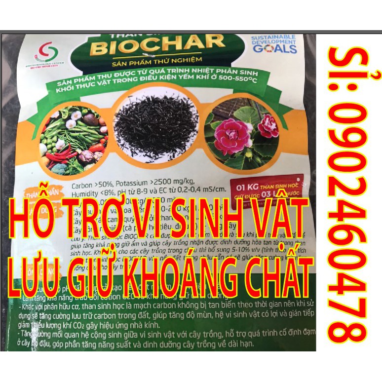 Trấu hun hạt to đã ủ vi sinh -  Biochar - than sinh học cho nông nghiệp bền vững