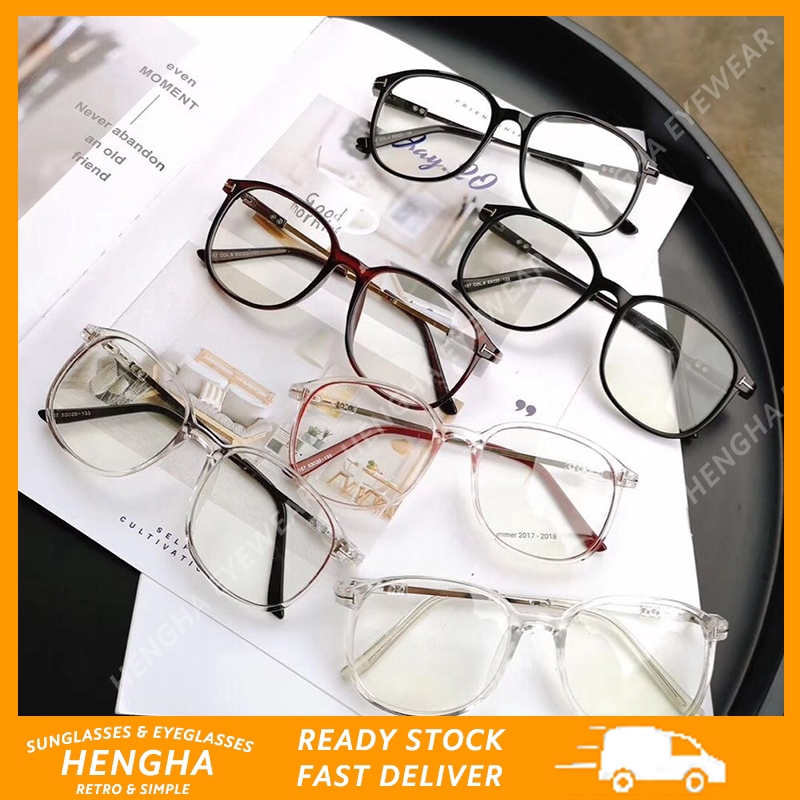Kính mắt gọng trong suốt chống tia cực tím thời trang