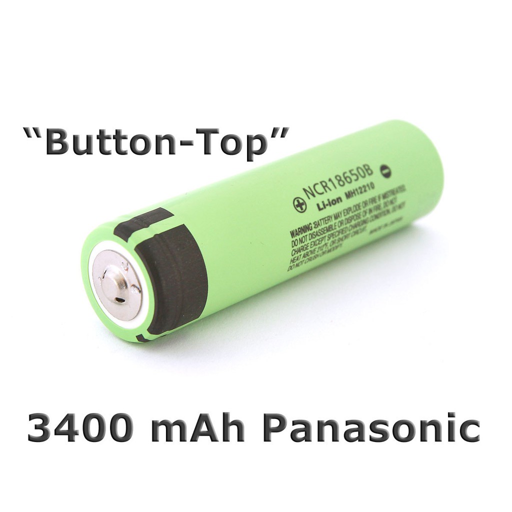 Pin Panasonic NCR 18650, 3400mAh, 3.7V - 4.2V, đầu nhô.