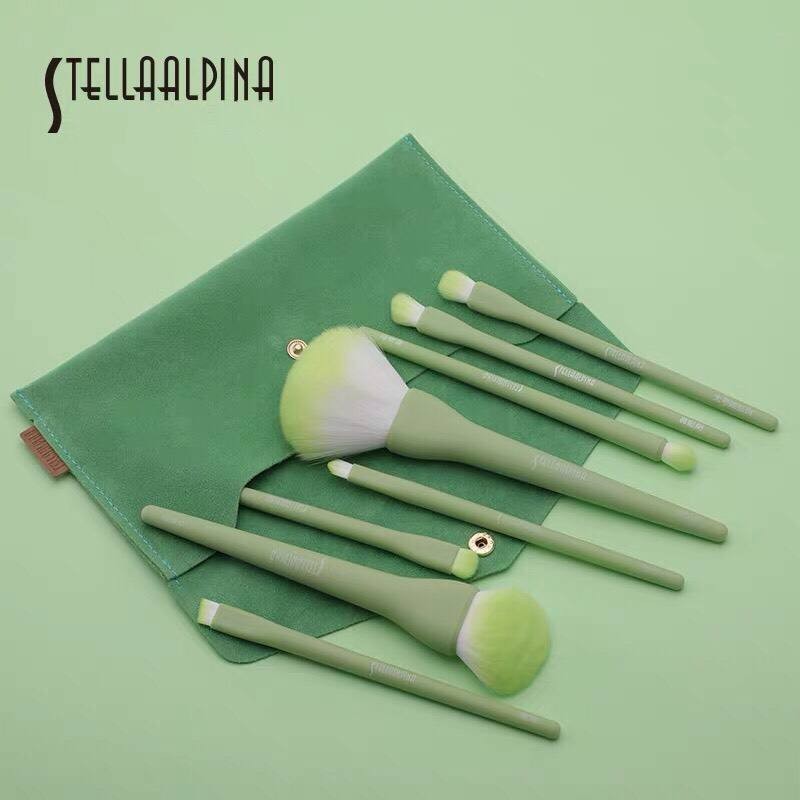 STELLA ALPINA - Bộ cọ 8 cây kèm bao da cùng màu