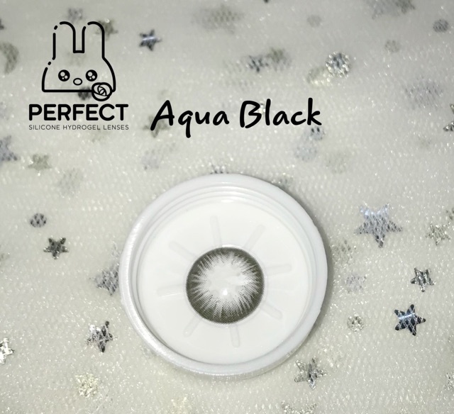 Link 2 (Giá 1 Chiếc) 14.2 (0.00->8.00) Lens Aqua Black - Kính Áp Tròng