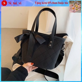 Túi Xách Nữ Kèm Dây Đeo Chéo Thời Trang Hàn Quốc Giá Rẻ Đi Chơi Du Lịch Đi Làm Tặng Nơ Vải Cao Cấp - TDC117