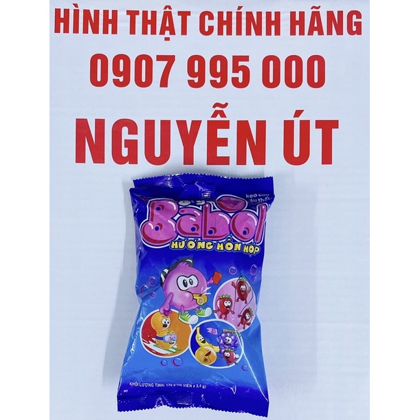 kẹo gum big babol hương hổn hợp gói 50 viên