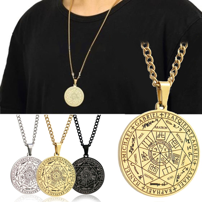 Vòng cổ Mặt Bùa Hộ Mệnh Thần Của Bảy Con Dấu Trong Phim the Archangels