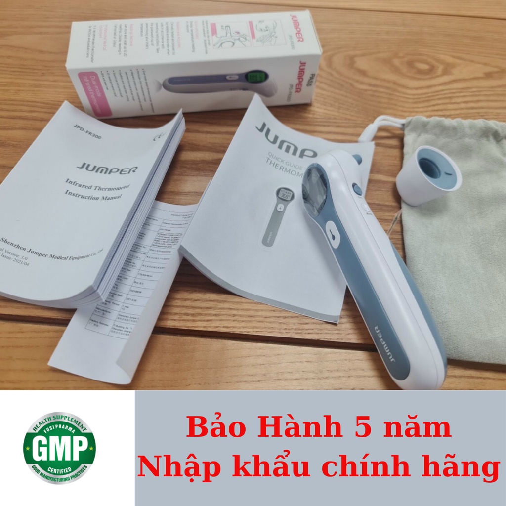 Súng đo nhiệt độ hồng ngoại JUMPER FR300 nhập khẩu, máy đo nhiệt độ cơ thể, trẻ em, nhiệt kế điện tử thông minh