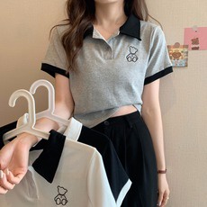 Áo Thun Nữ cổ bẻ PoLo form dáng dài đủ size
