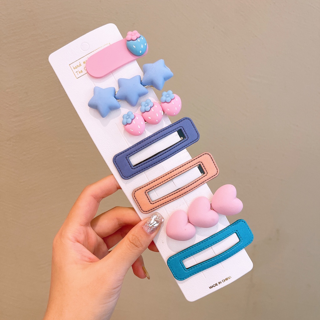 Kẹp Tóc Màu Cầu Vồng Dễ Thương Cho Bé Gái 2022