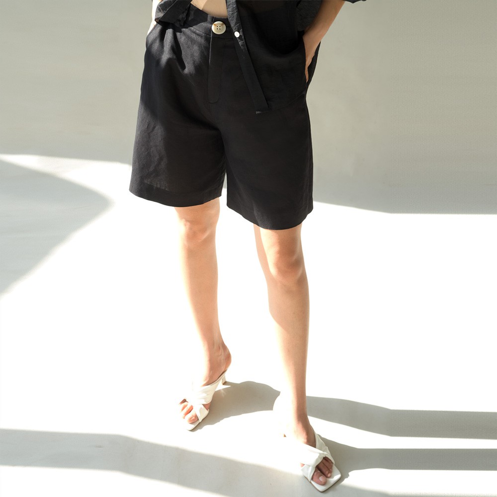 Quần Short Linen 2ND DATE SHO001BL