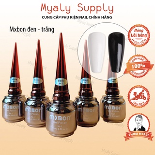 Sơn Gel Trắng Đen Trắng Sữa Mxbon