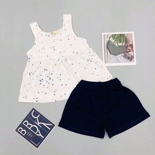 Bộ Sát Nách Bé Gái, Size 6-10, Hàng Made In Vn, Chất Cotton Xuất Dư Đẹp, Dáng Áo Váy Điệu Đà