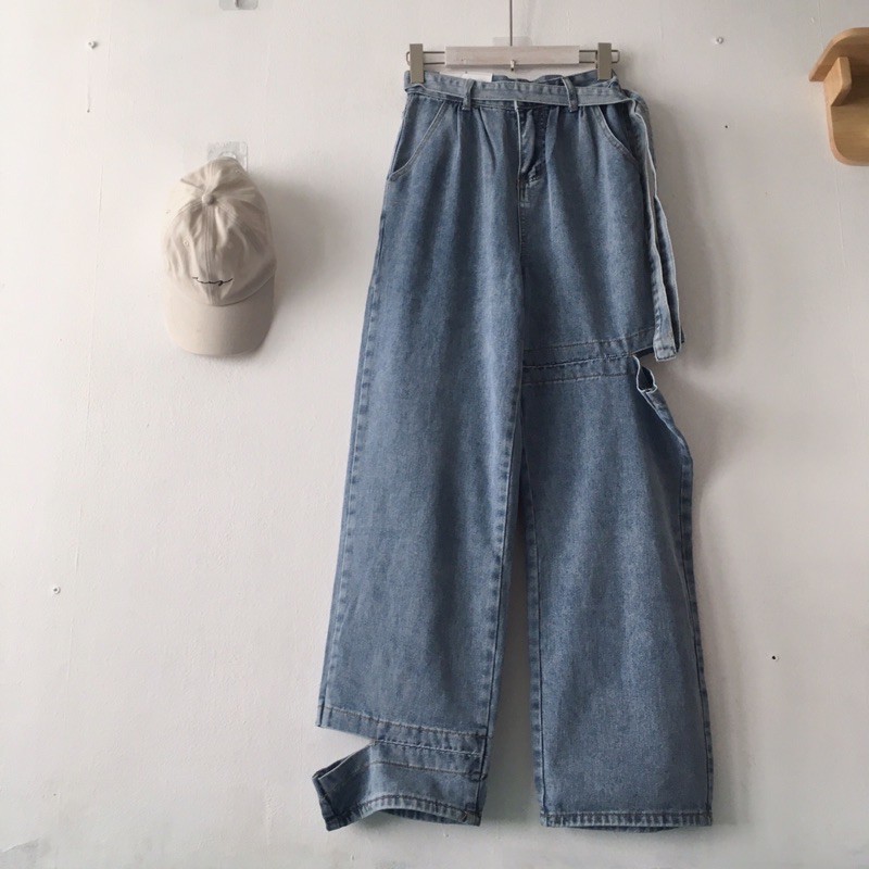 [ẢNH THẬT ĐỘC QUYỀN REPLEI1986] Quần jeans 108 dáng suông, ống rộng