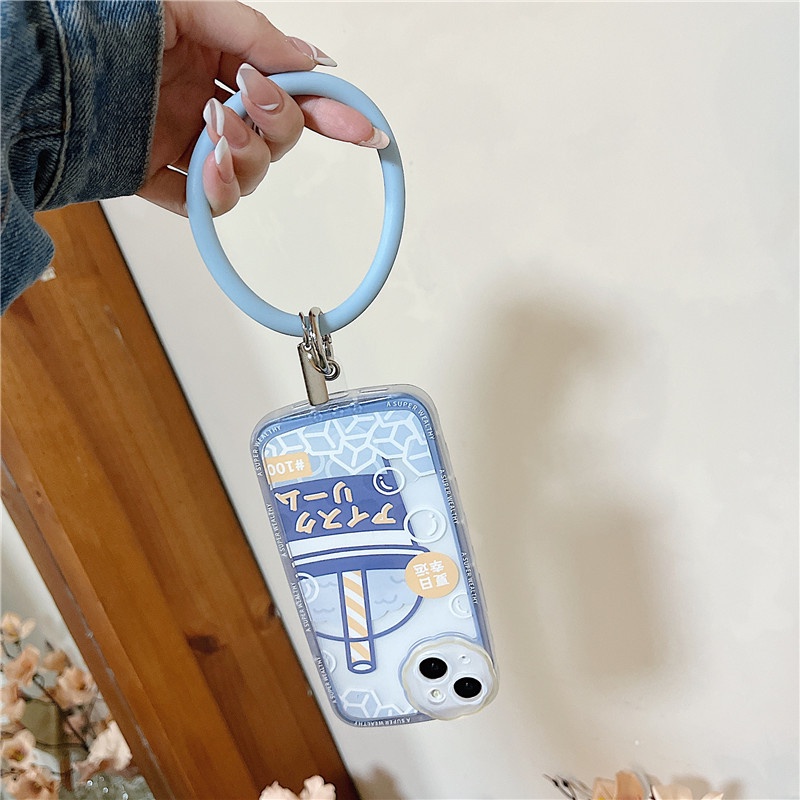 Ốp lưng iphone Ốp Điện Thoại Silicon Gắn Dây Đeo Thời Trang Cho iPhone12 14pro XR 78p/X/XR/ Promax/Mini Dinuo case