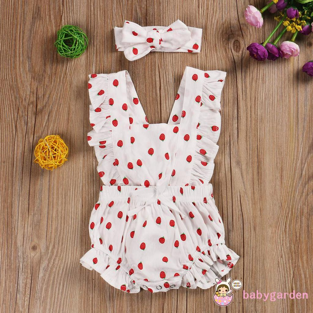 Áo Liền Quần Hở Lưng Có Nơ Cho Bé Gái