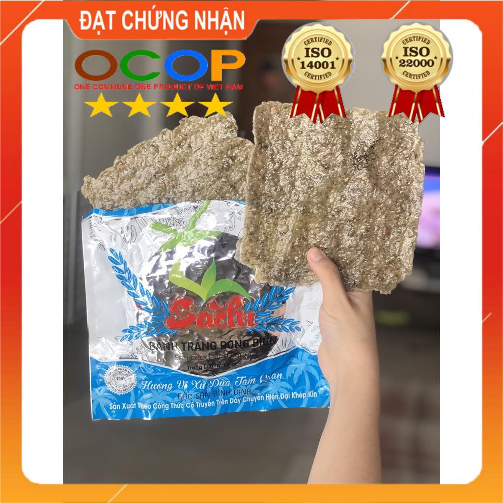 Combo bánh tráng vị gạo mè, nước dừa, rong biển, ruốc biển