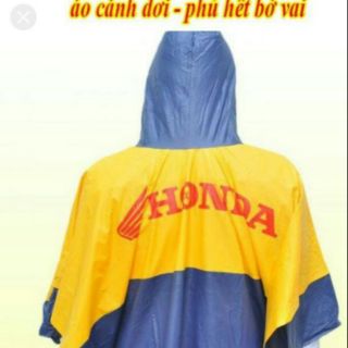 Áo mưa honda xẻ tà loại một.
