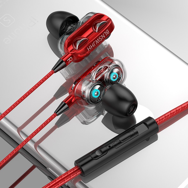 Tai nghe nhét trong 4D âm siêu trầm có dây giắc cắm 3.5mm | BigBuy360 - bigbuy360.vn