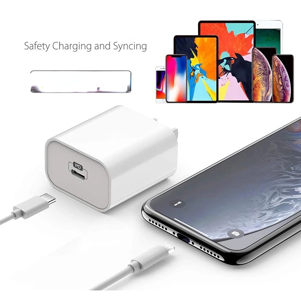 Bộ Sạc Nhanh Usb Type C 20w Cho IP12 Pro 8 Plus Xr Xs Max tablet táo Mini