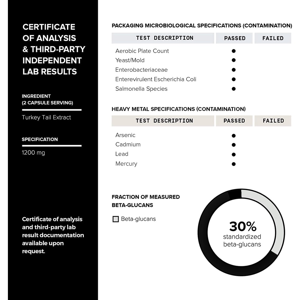 Viên Nấm Vân Chi 1200mg - 120 Viên -Tăng Miễn Dịch Đề Kháng - Hỗ Trợ Ung Bướu - Tăng Cường Tuổi Thọ - Turkey Tail