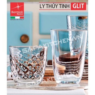 Bộ 6 ly thủy tinh Glit -  (Bormioli Rocco)