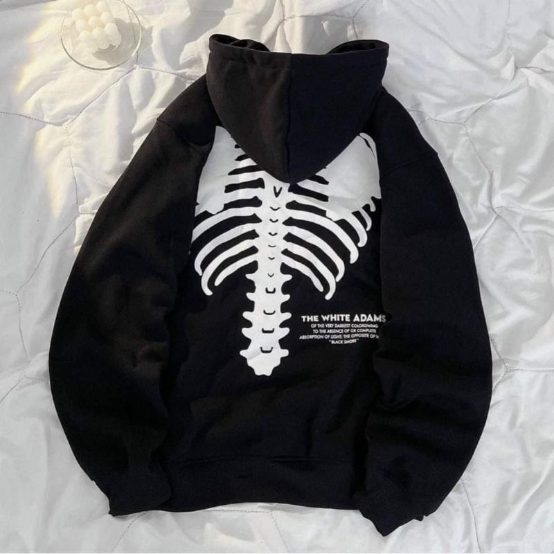 Áo HOODIE  nam nữ form rộng freesize unisex ÁO XƯƠNG RỒNG