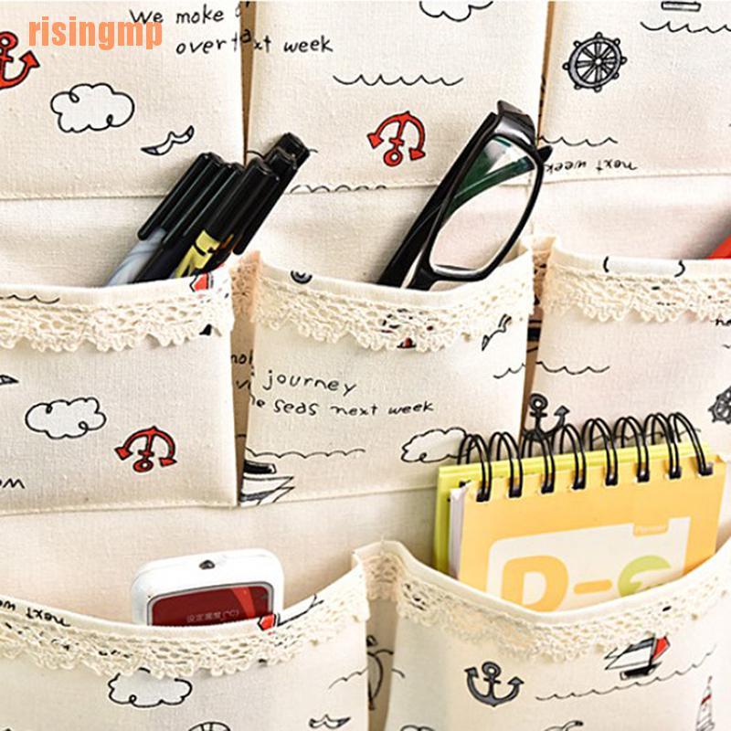 Set 6 / 8 Túi Vải Treo Tường Đựng Đồ Tiện Dụng