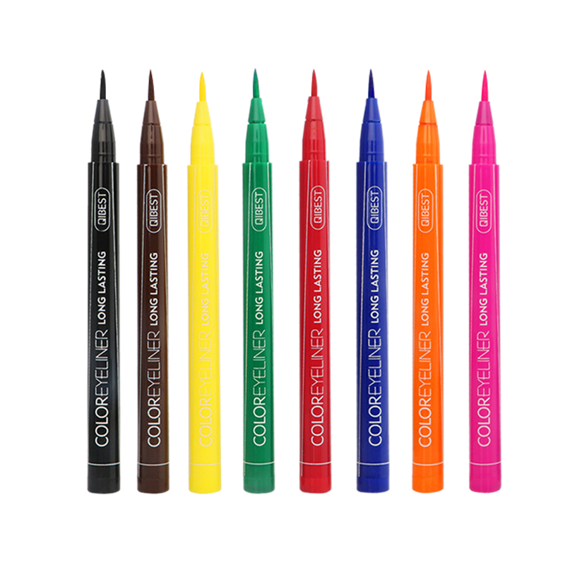 [Hàng mới về] Bút kẻ mắt dạng lỏng không thấm nước dễ sử dụng 8 màu tùy chọn