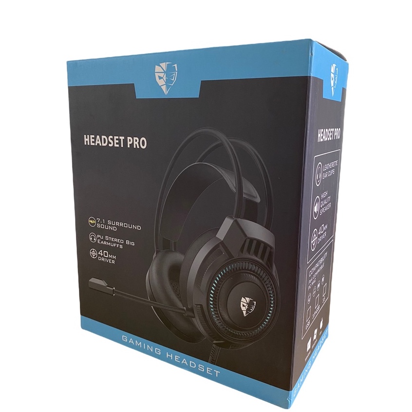 Bảo Hành 18 ThángTai Nghe Gaming Headset Pro Có Đèn LED, Có Mic Cho PC / PS4 Slim Pro / Xbox One X S jack 3.5mm