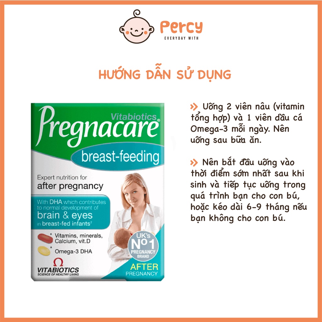 Vitamin Tổng Hợp Pregnacare Breast-feeding Cho Mẹ Sau Sinh 84 viên