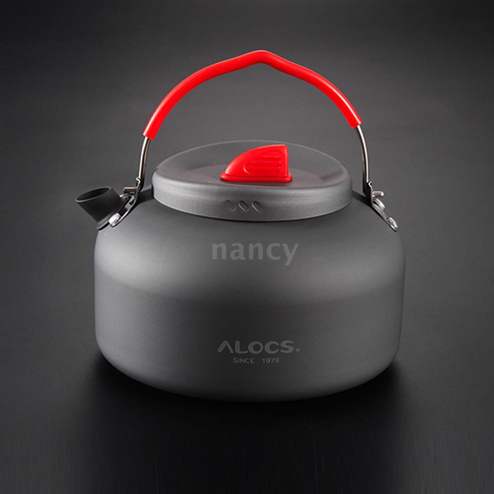 Ấm đun nước Alocs CW-K03 1.4L nấu trà và cà phê bằng nhôm dùng khi cắm trại và đi dã ngoại