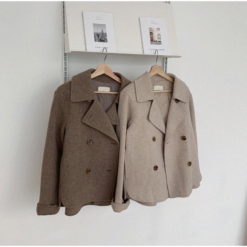 Trench coat dạ Hàn Quốc - thiết kế 2 lớp lót | BigBuy360 - bigbuy360.vn