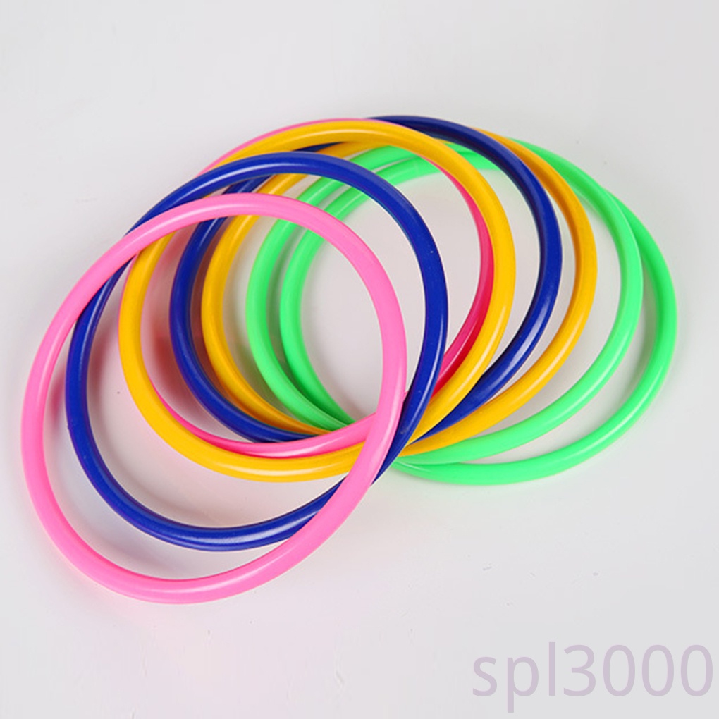 Set 12 vòng ném bằng nhựa nhiều màu sắc dành cho bé