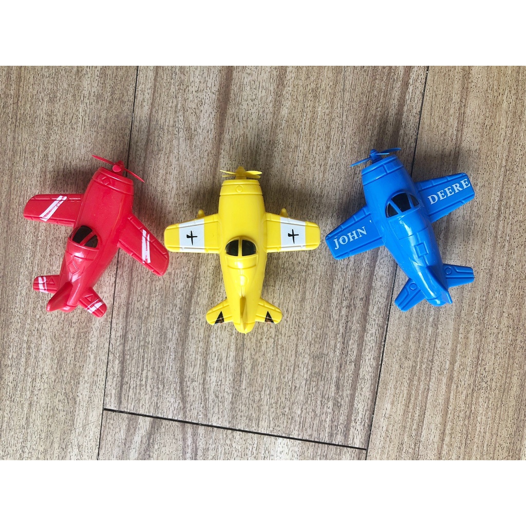 Set 3 máy bay nhựa - Đồ trang trí sinh nhật
