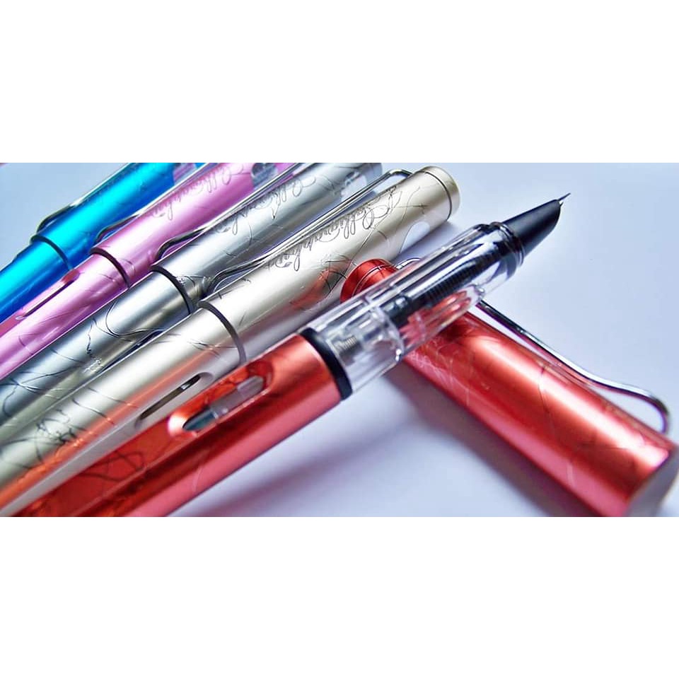 BÚT THẦY ÁNH SH050 - Bút ngòi kim tinh lá tre tự tạo thanh đậm